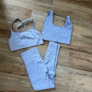 3 piece set active blue lagoon set